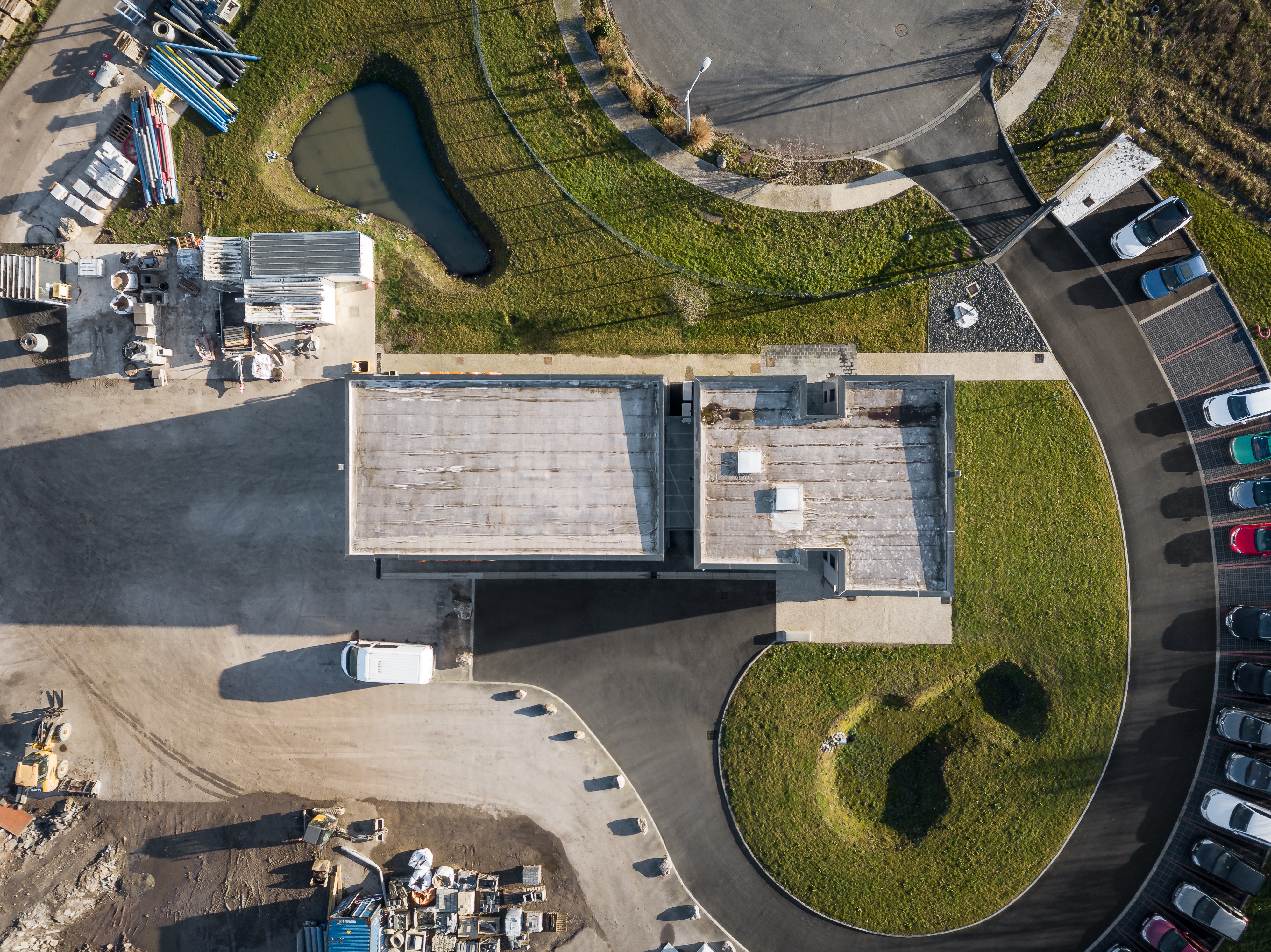 Mise en valeur d’un projet de construction de bâtiment tertiaire et moderne par Frédéric Baudelet