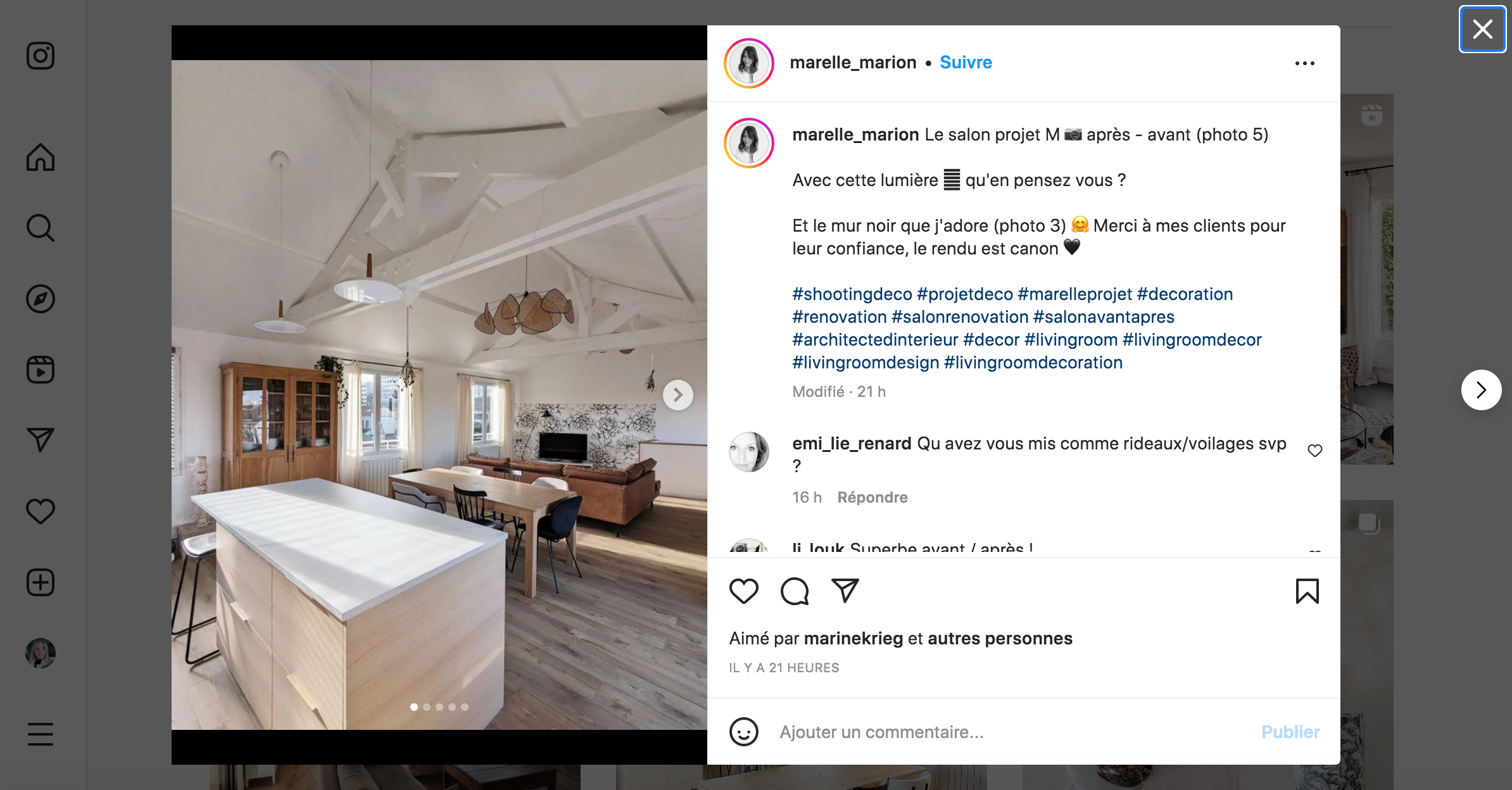 TOP 5 des designers, architectes et décorateurs d’intérieur à suivre de près sur Instagram