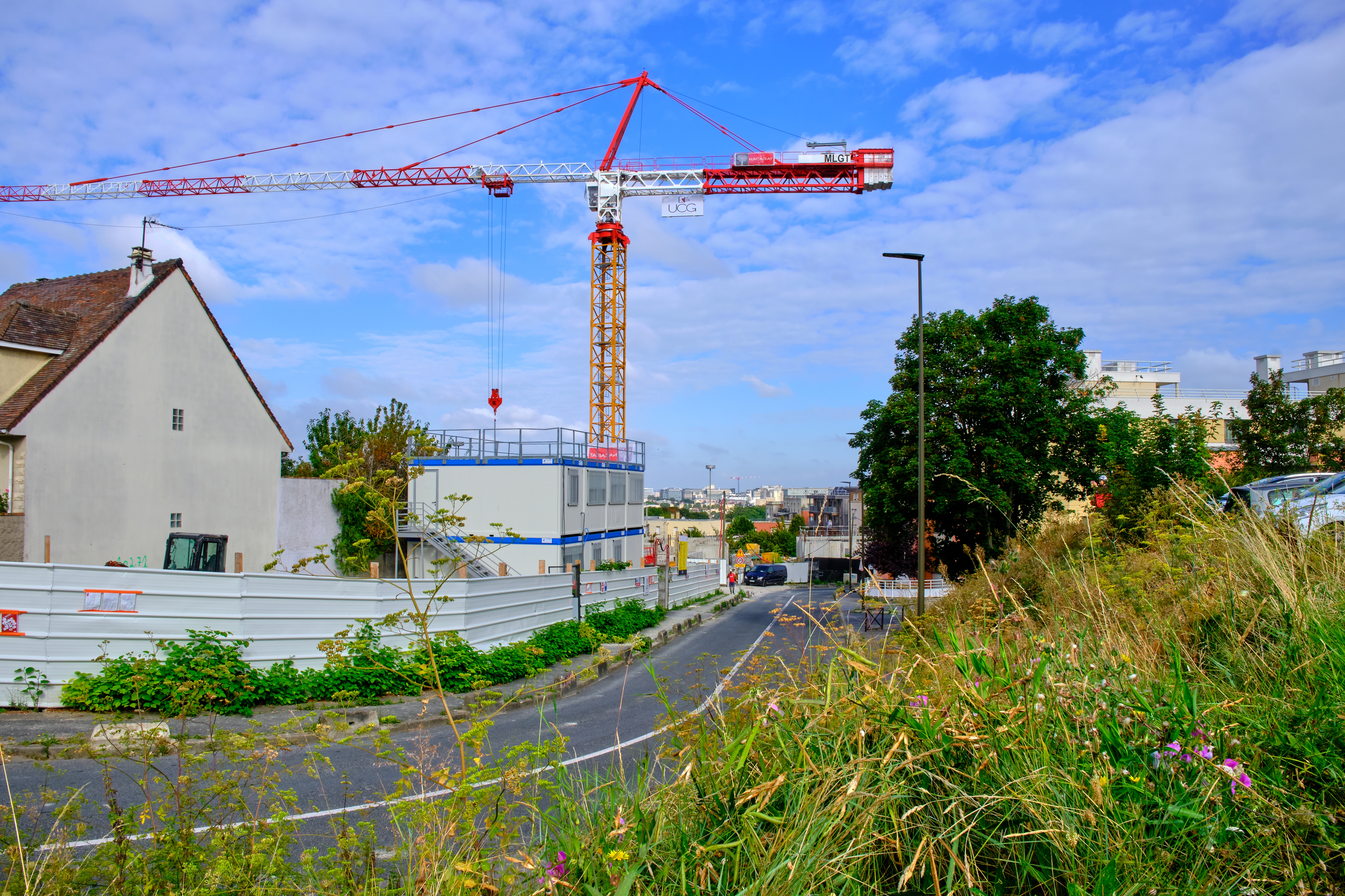 Photographies d’un chantier de logement collectif par Lionel Bottereau