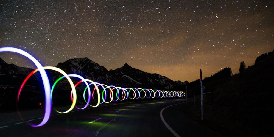 Captation de lumière et pose longue : le light painting